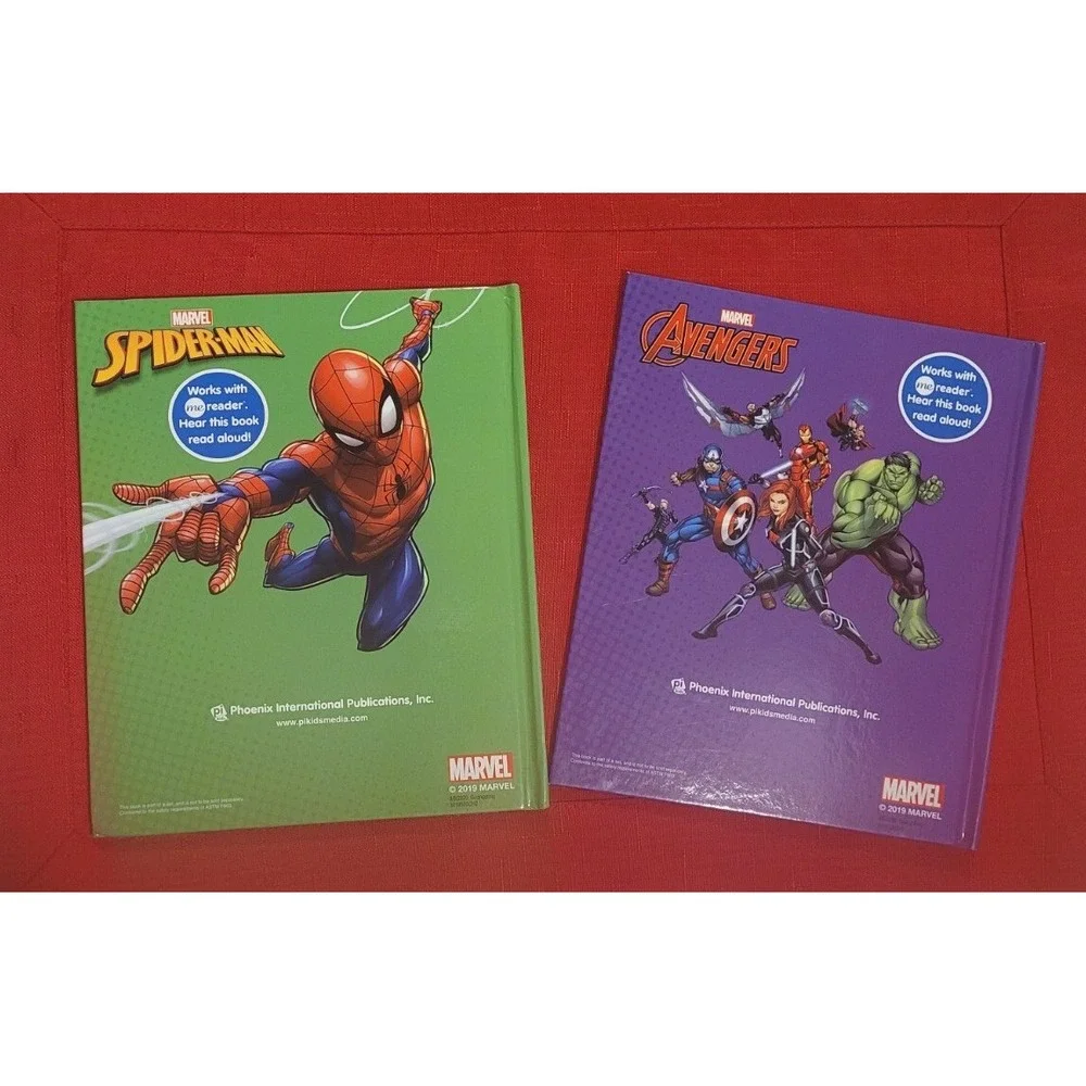 Marvel Avengers & Spider Man‎ 2 Story Reader Me reader hard cover books